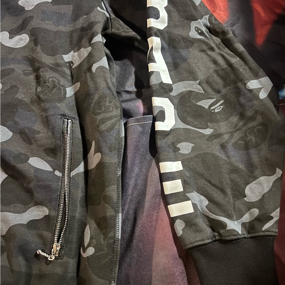 BAPE x NBHD collab zip up hoodie L - Picture 2 of 11